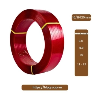 DÂY ĐAI PET MÀU ĐỎ